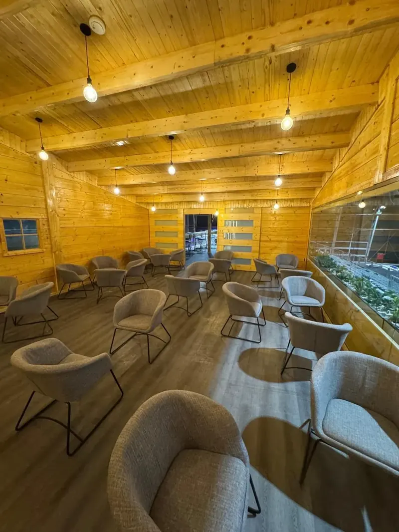 Conference and seating arrangement